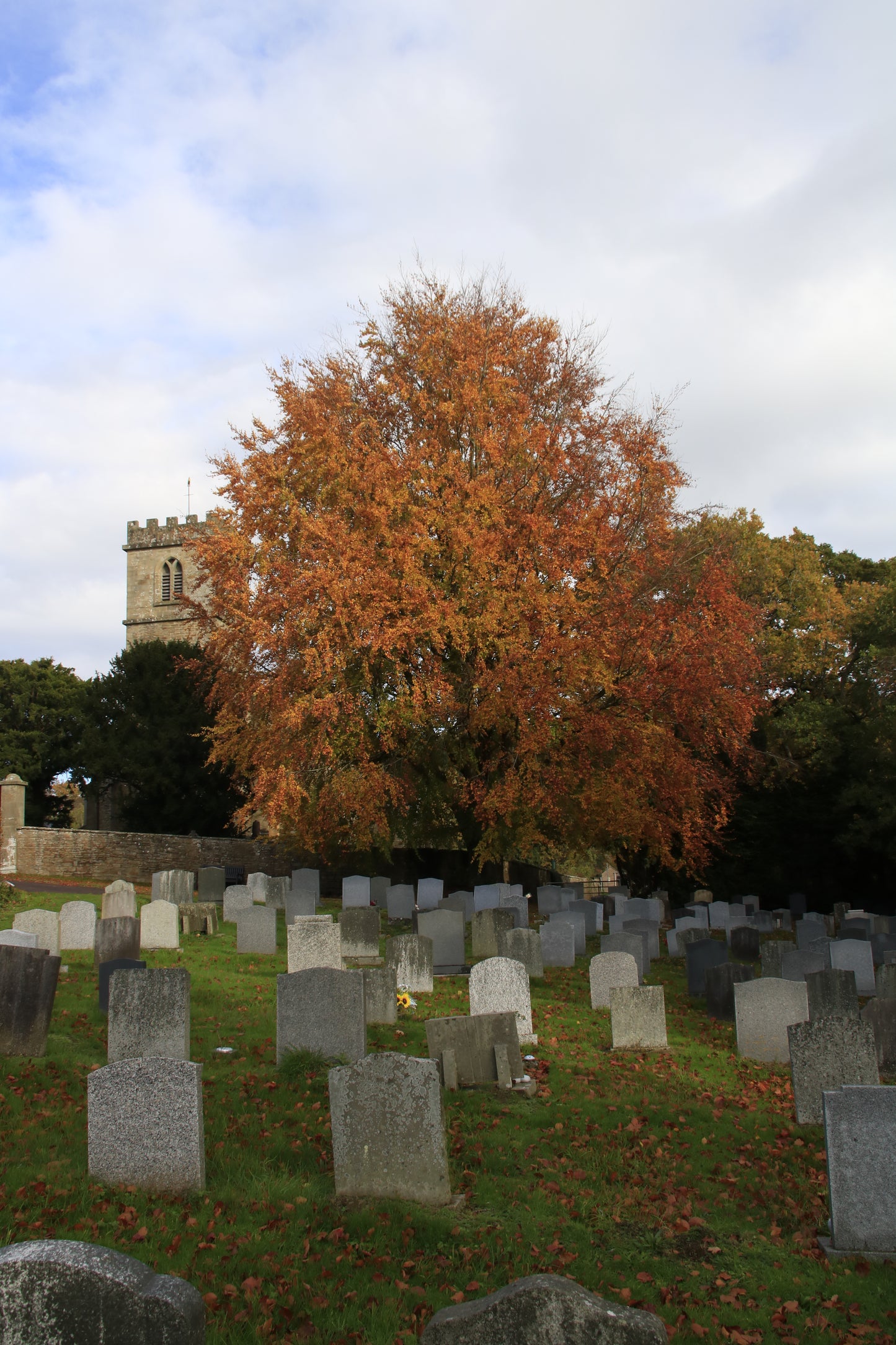 Huntley Church Autumn Gloucestershire Photography Print