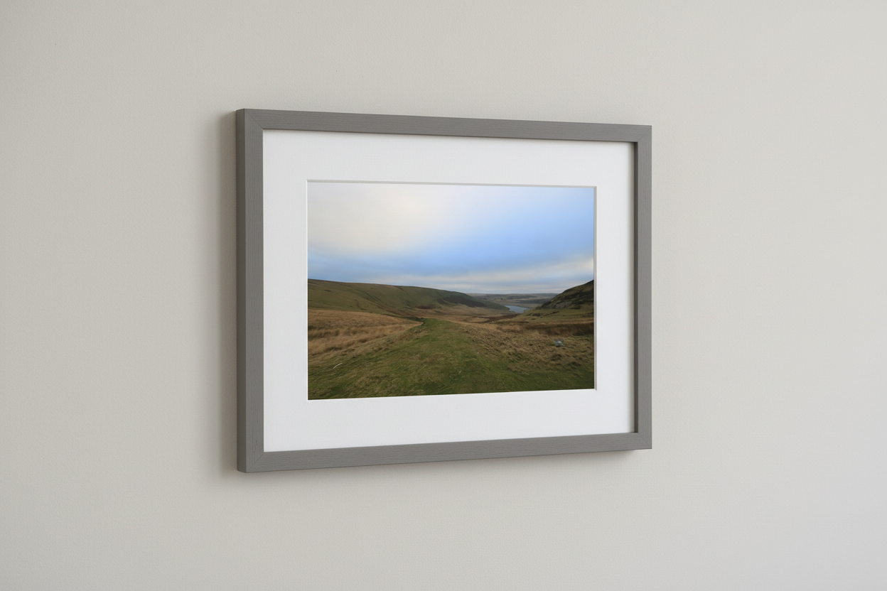 Elan Valley Vista Framed Mockup
