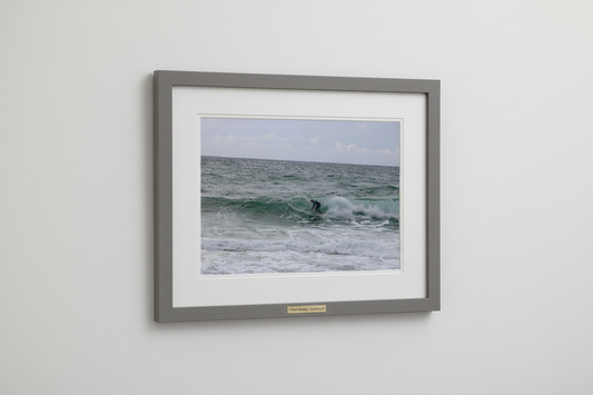 Praa Sands Surfing Framed Mockup