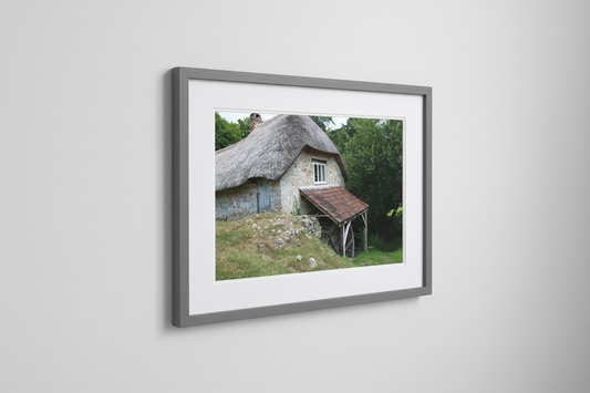 Somerset Thatched Watermill A3 Framed Mockup