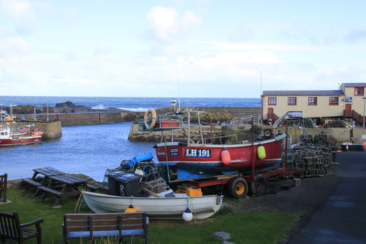 St Abbs Harbour Scottish Borders Scotland UK