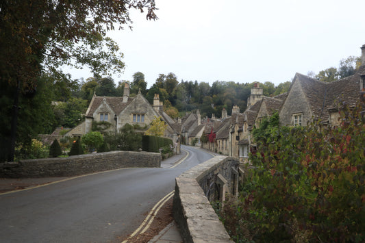 Castle Combe Village Cotswold Stone cottages Wiltshire UK