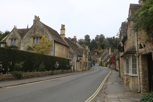 Castle Combe Village Cotswold Stone cottages Wiltshire UK