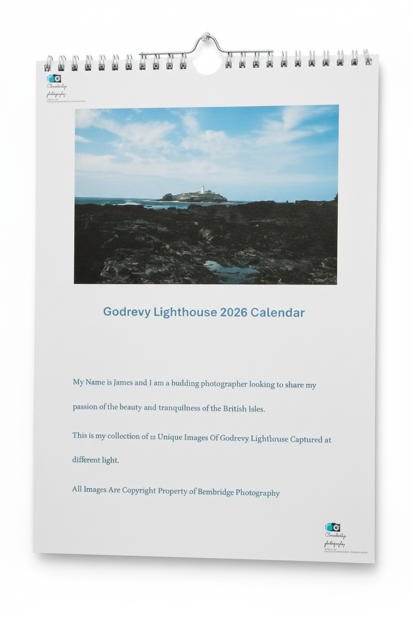 Enhanced Godrevy Calendar Back Page