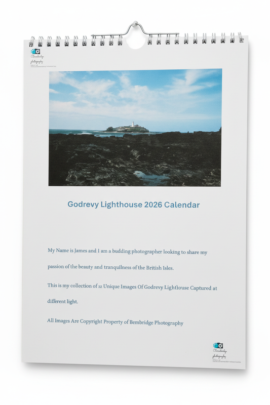 Enhanced Godrevy Calendar Back Page