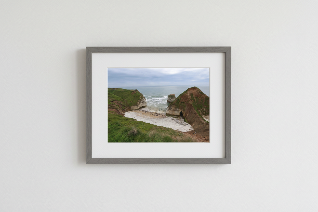 Flamborough Head Clifftop View Mockup