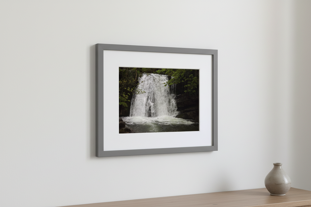 Janet's Foss Close-up Framed Mockup