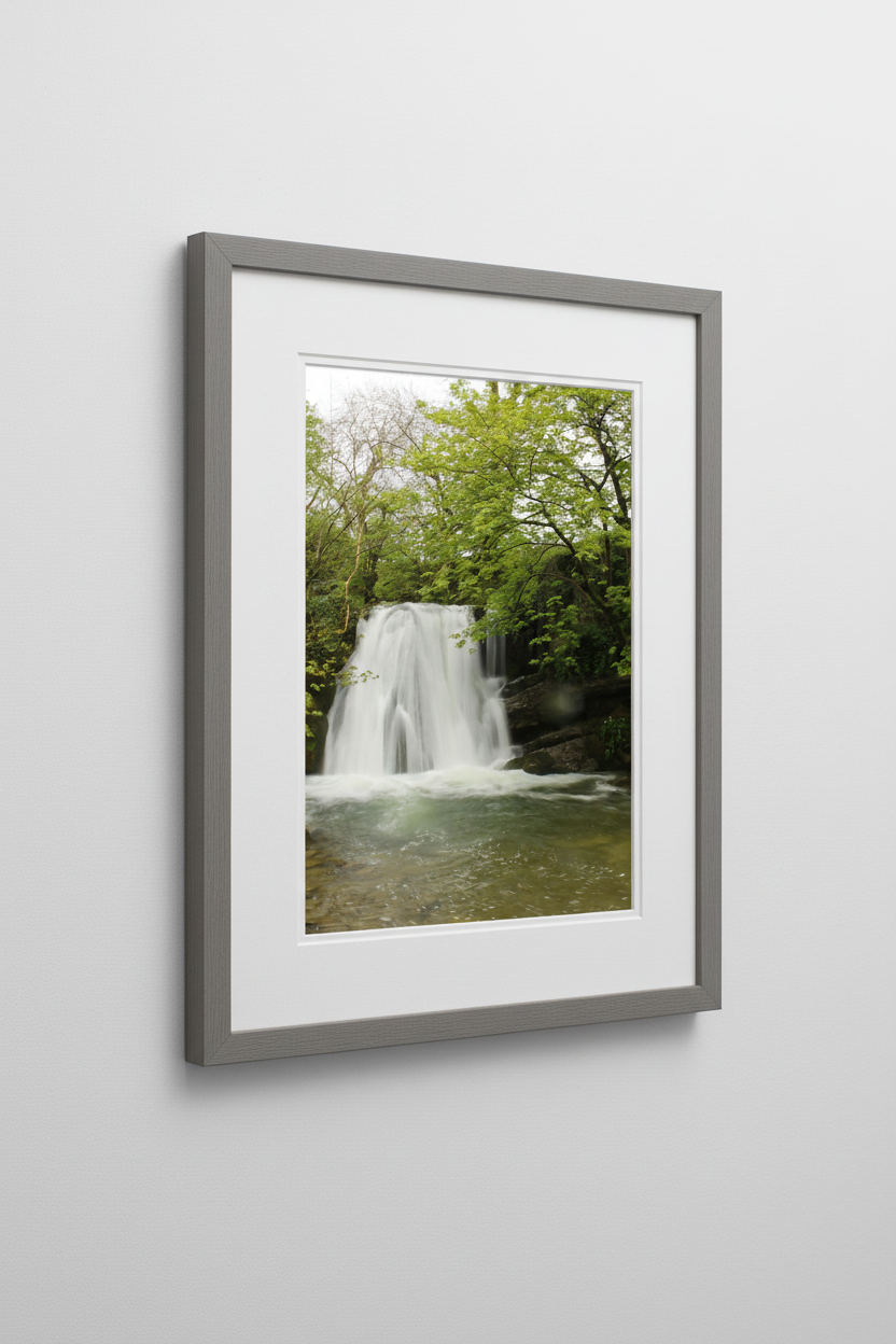 Janet's Foss Waterfall Foliage Framed Mockup