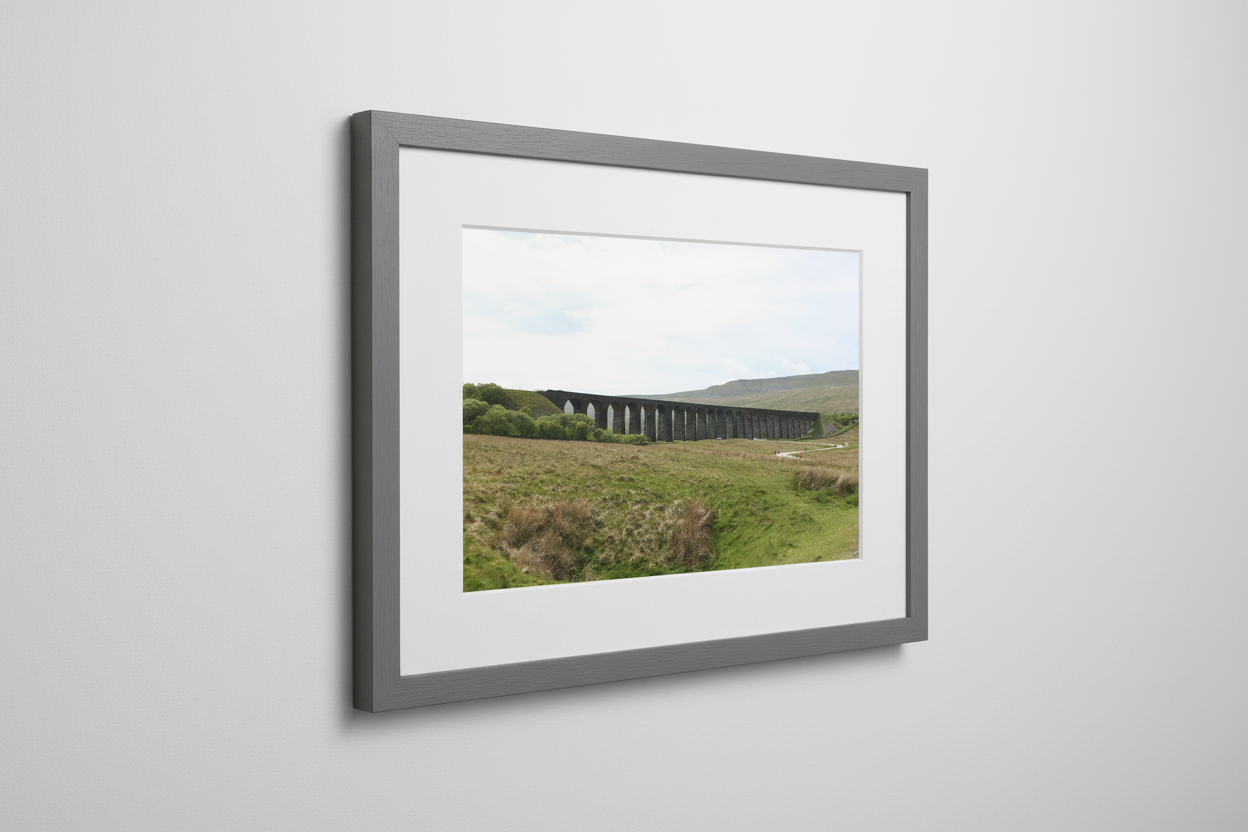 Ribblehead Viaduct Framed Mockup
