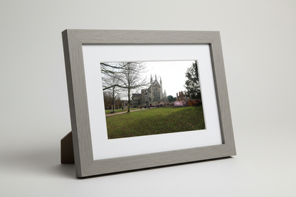 Salisbury Cathedral Christmas Market Framed Print