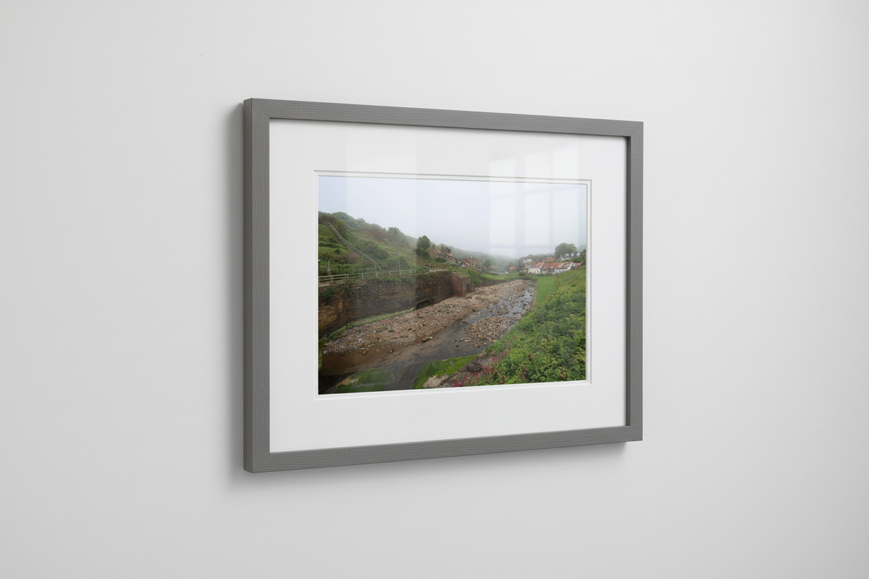 Sandsend Beck Fog Mockup