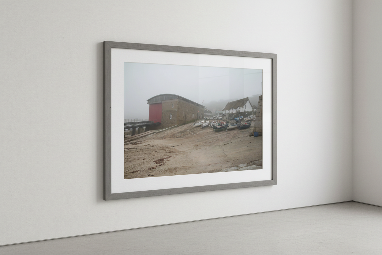 Sennen Cove Framed Mockup
